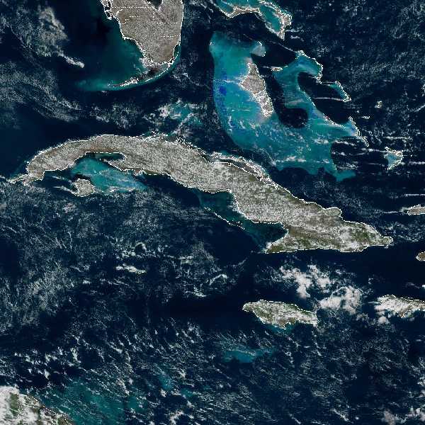 météo tropicale : Image satellite .