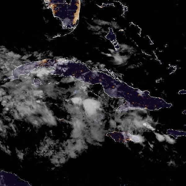 météo tropicale : Image satellite .