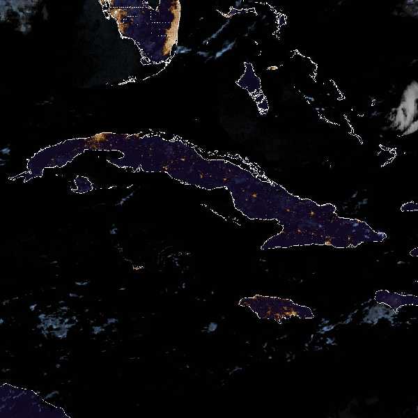 météo tropicale : Image satellite .