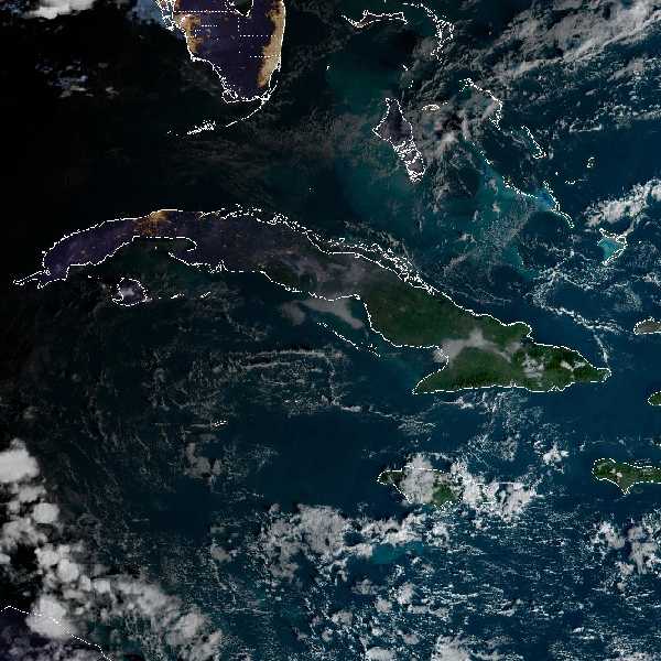 météo tropicale : Image satellite .