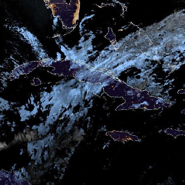 météo tropicale : Image satellite .