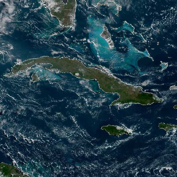 météo tropicale : Image satellite .