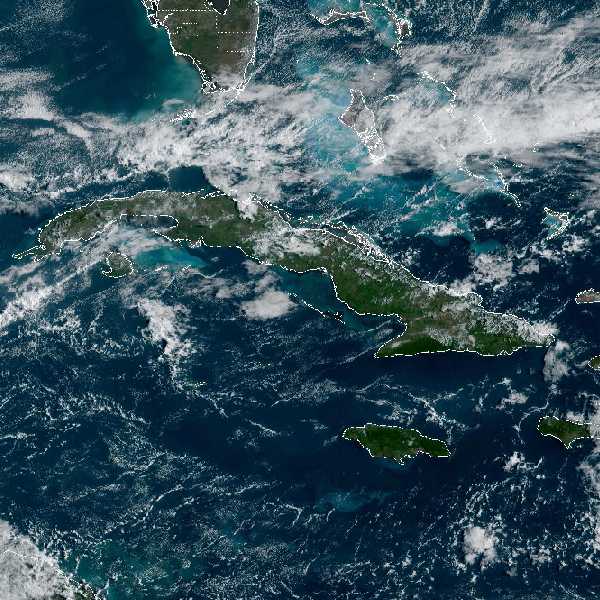 météo tropicale : Image satellite .