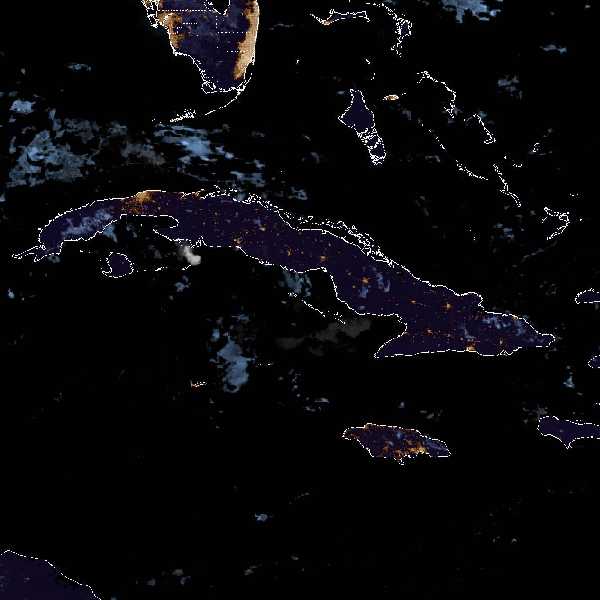 météo tropicale : Image satellite .