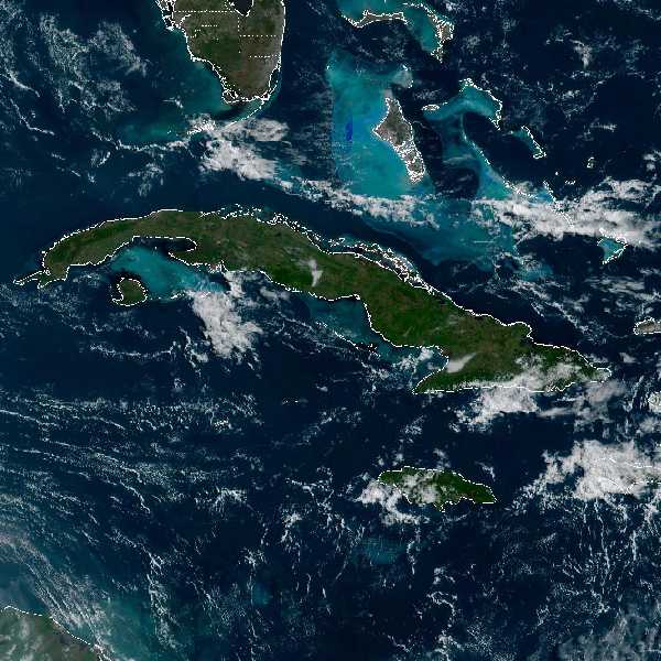 météo tropicale : Image satellite .