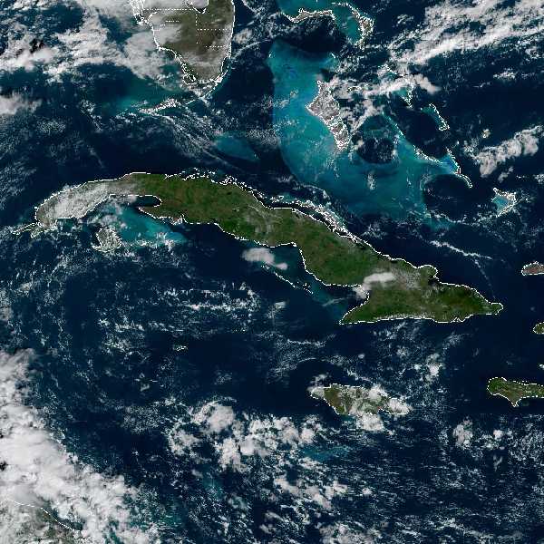 météo tropicale : Image satellite .