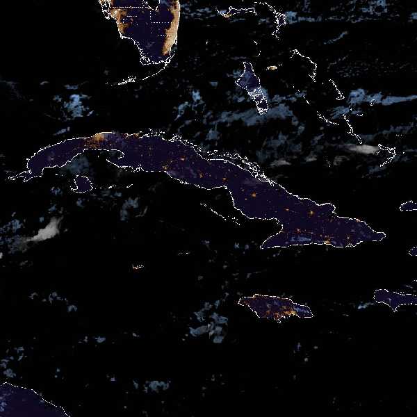météo tropicale : Image satellite .