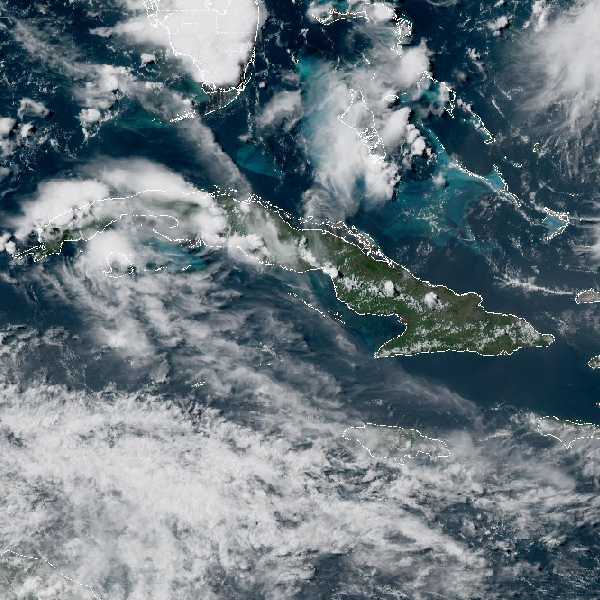 météo tropicale : Image satellite .