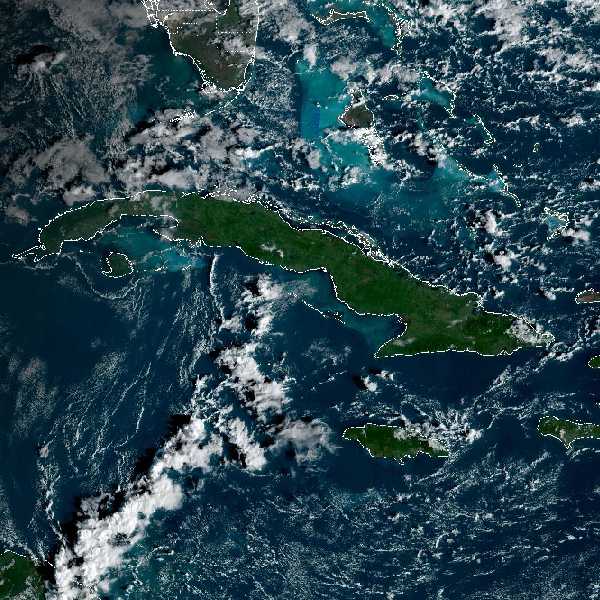 météo tropicale : Image satellite .