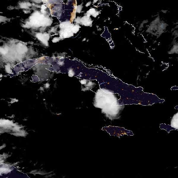 météo tropicale : Image satellite .