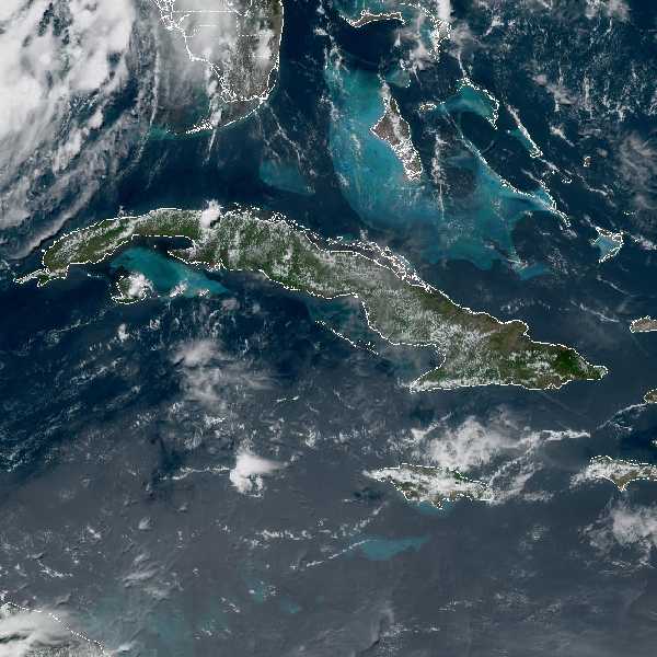 météo tropicale : Image satellite .
