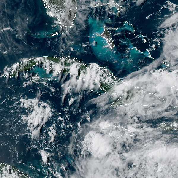 météo tropicale : Image satellite .