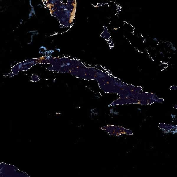 météo tropicale : Image satellite .