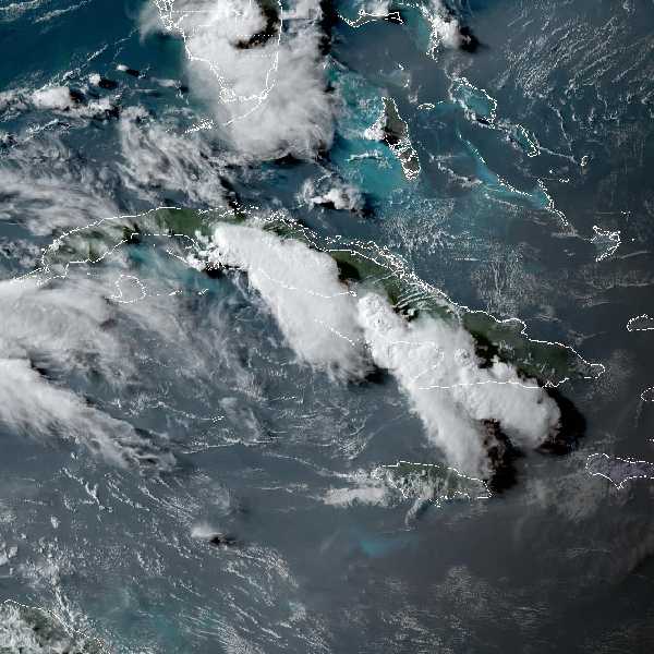 météo tropicale : Image satellite .