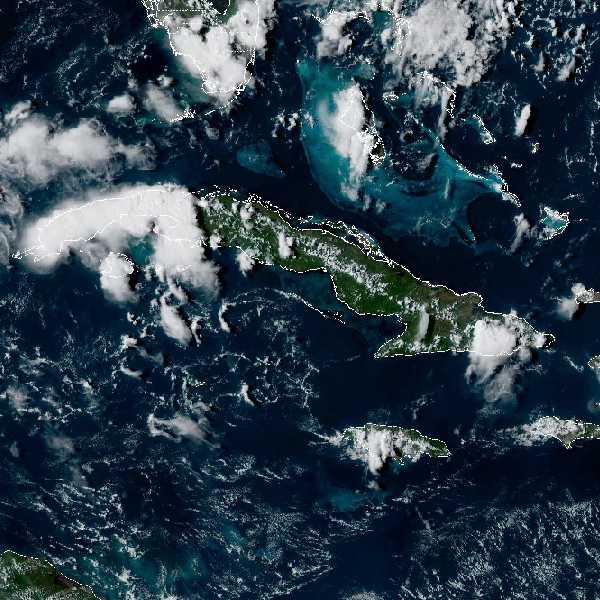 météo tropicale : Image satellite .