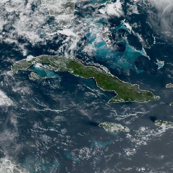 météo tropicale : Image satellite .