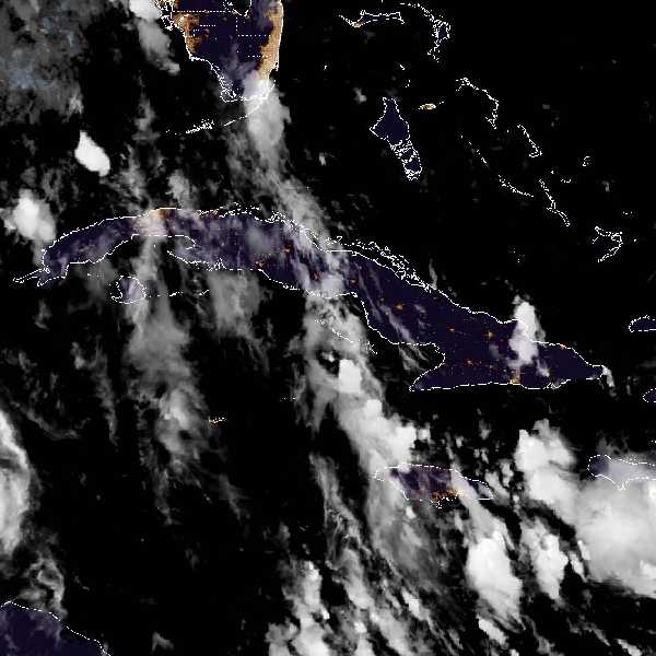météo tropicale : Image satellite .
