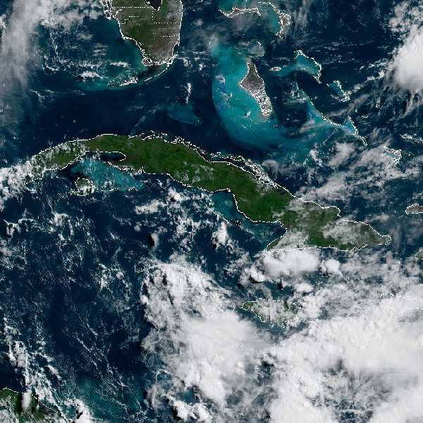 météo tropicale : Image satellite .