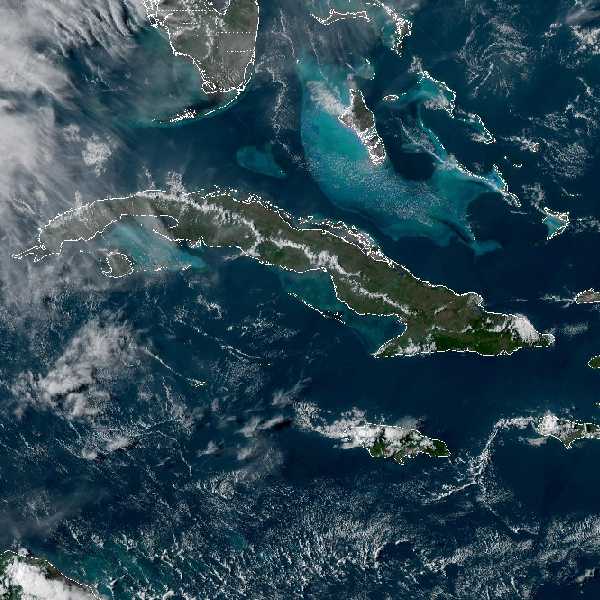 météo tropicale : Image satellite .