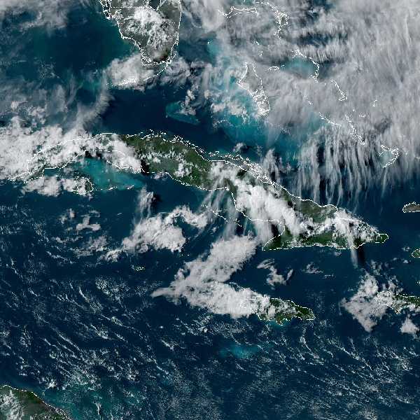 météo tropicale : Image satellite .