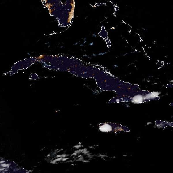 météo tropicale : Image satellite .