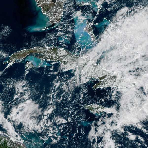 météo tropicale : Image satellite .