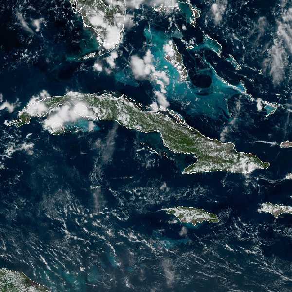 météo tropicale : Image satellite .