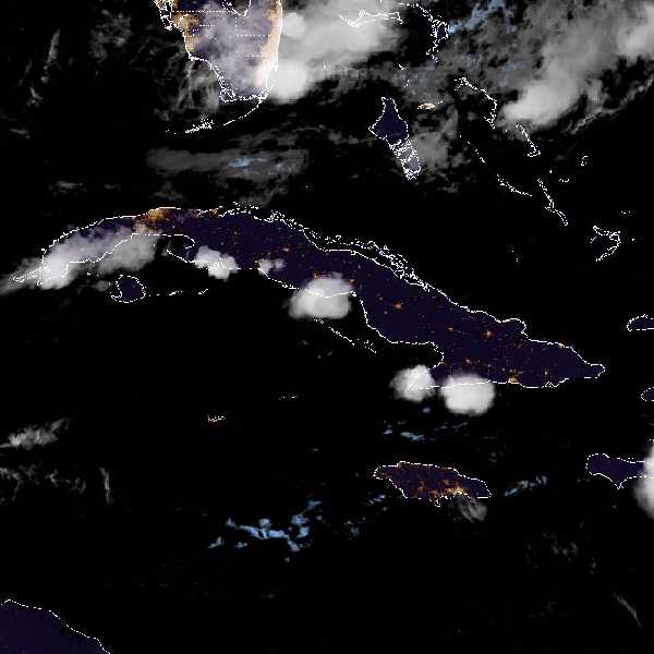 météo tropicale : Image satellite .
