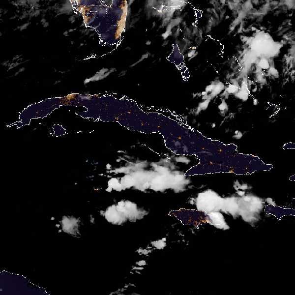 météo tropicale : Image satellite .