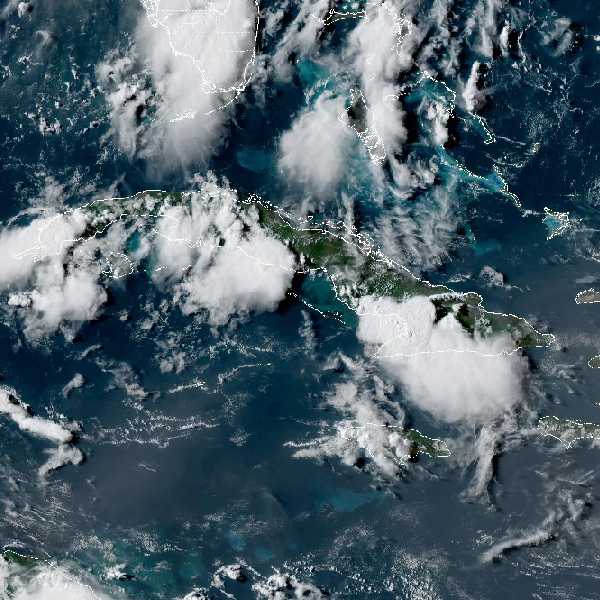 météo tropicale : Image satellite .