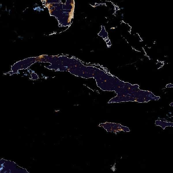 météo tropicale : Image satellite .