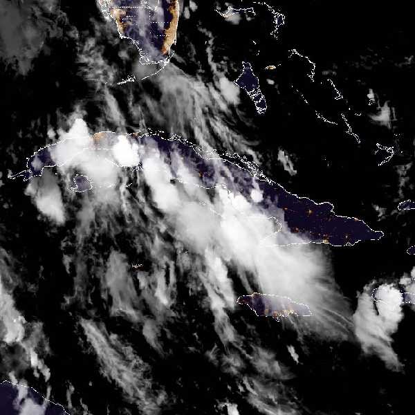 météo tropicale : Image satellite .
