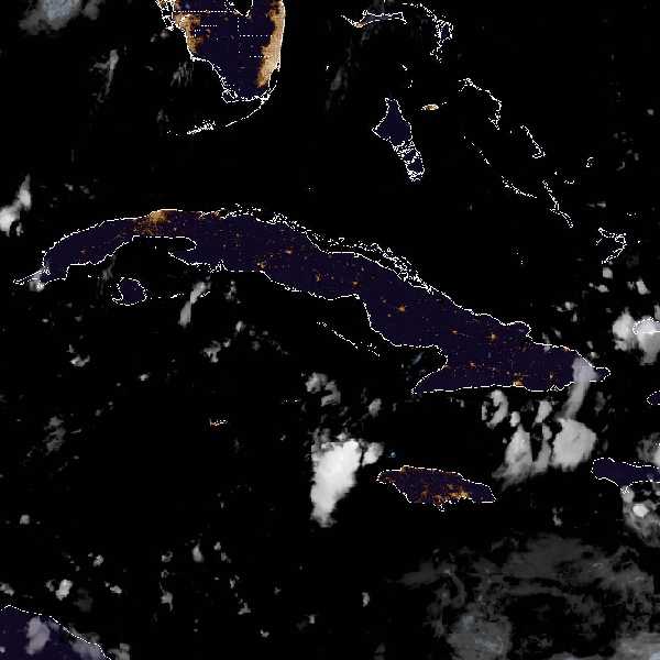 météo tropicale : Image satellite .