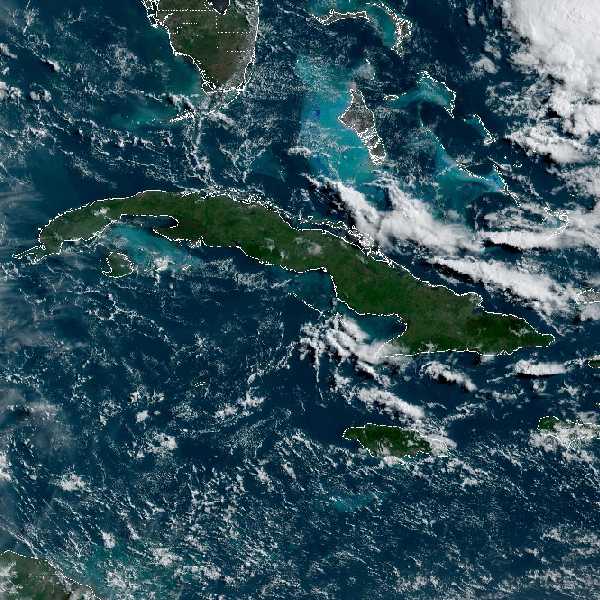 météo tropicale : Image satellite .