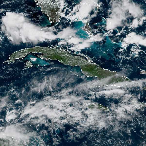 météo tropicale : Image satellite .