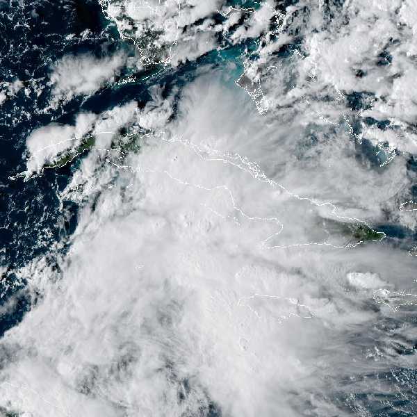 météo tropicale : Image satellite .