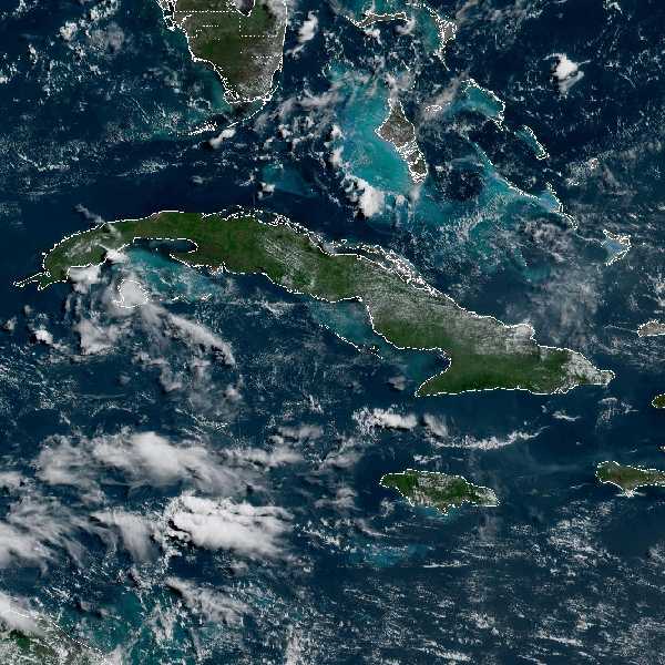 météo tropicale : Image satellite .