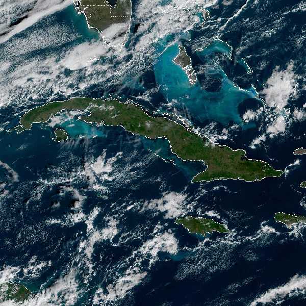météo tropicale : Image satellite .