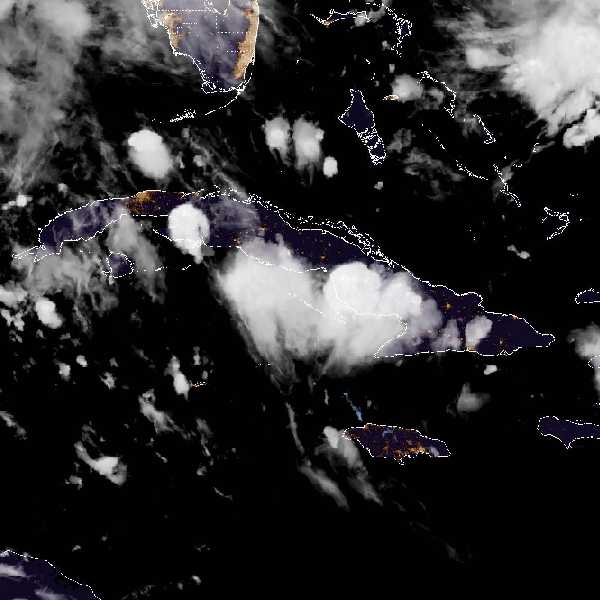 météo tropicale : Image satellite .