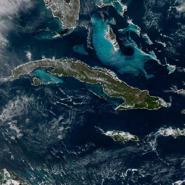 météo tropicale : Image satellite .