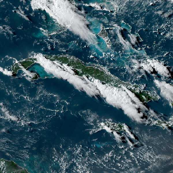 météo tropicale : Image satellite .