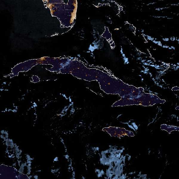 météo tropicale : Image satellite .