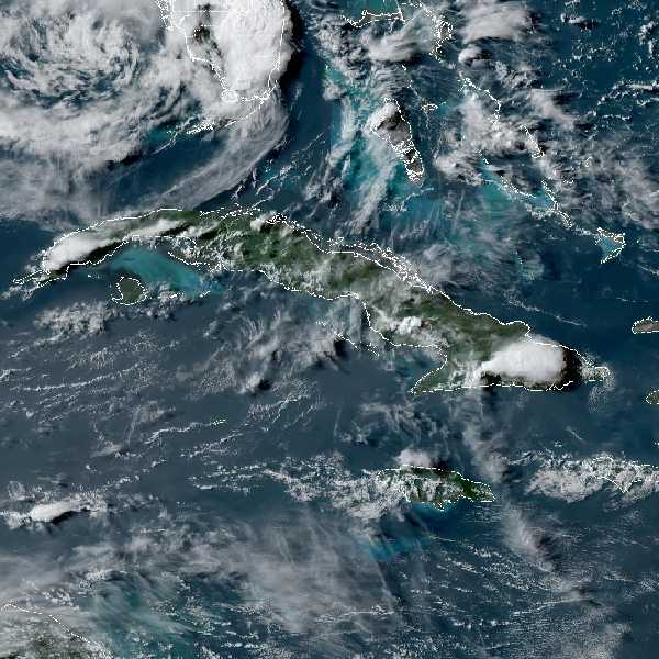 météo tropicale : Image satellite .