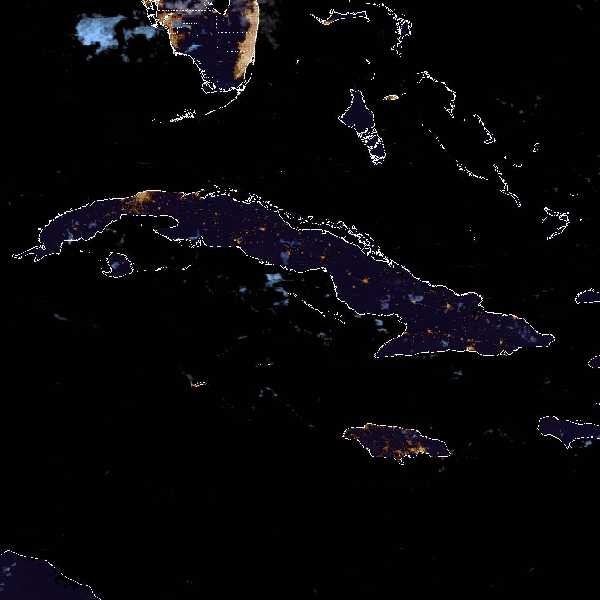météo tropicale : Image satellite .