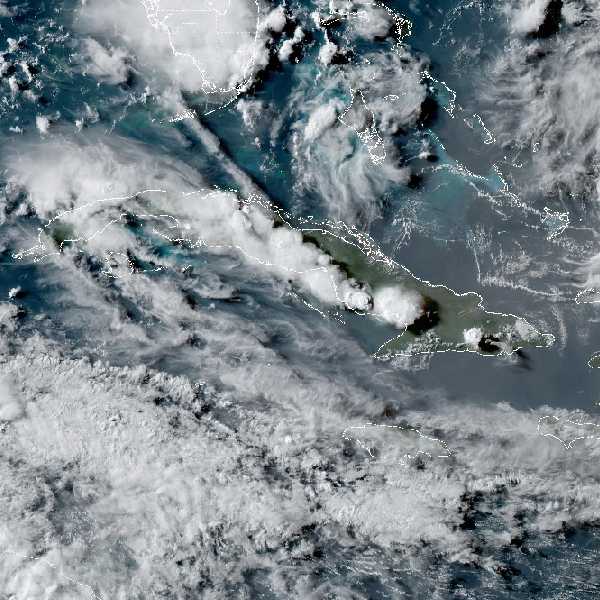 météo tropicale : Image satellite .