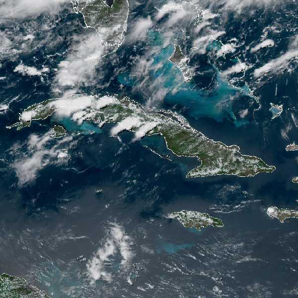 météo tropicale : Image satellite .