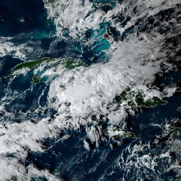 météo tropicale : Image satellite .