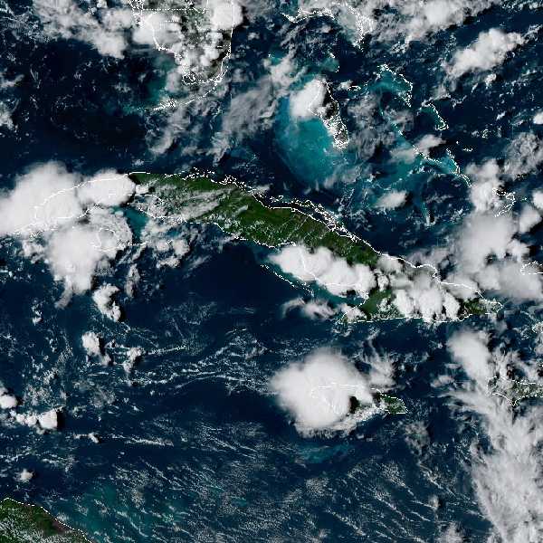 météo tropicale : Image satellite .