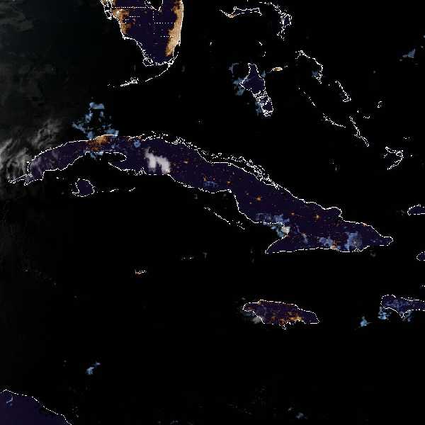 météo tropicale : Image satellite .