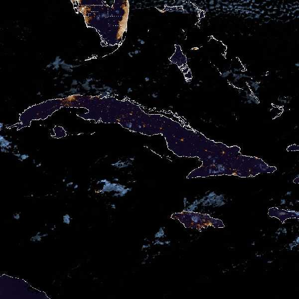 météo tropicale : Image satellite .